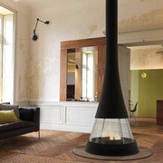 JC Bordelet Linea 914 - Suspended Wood Fireplace gallery detail image