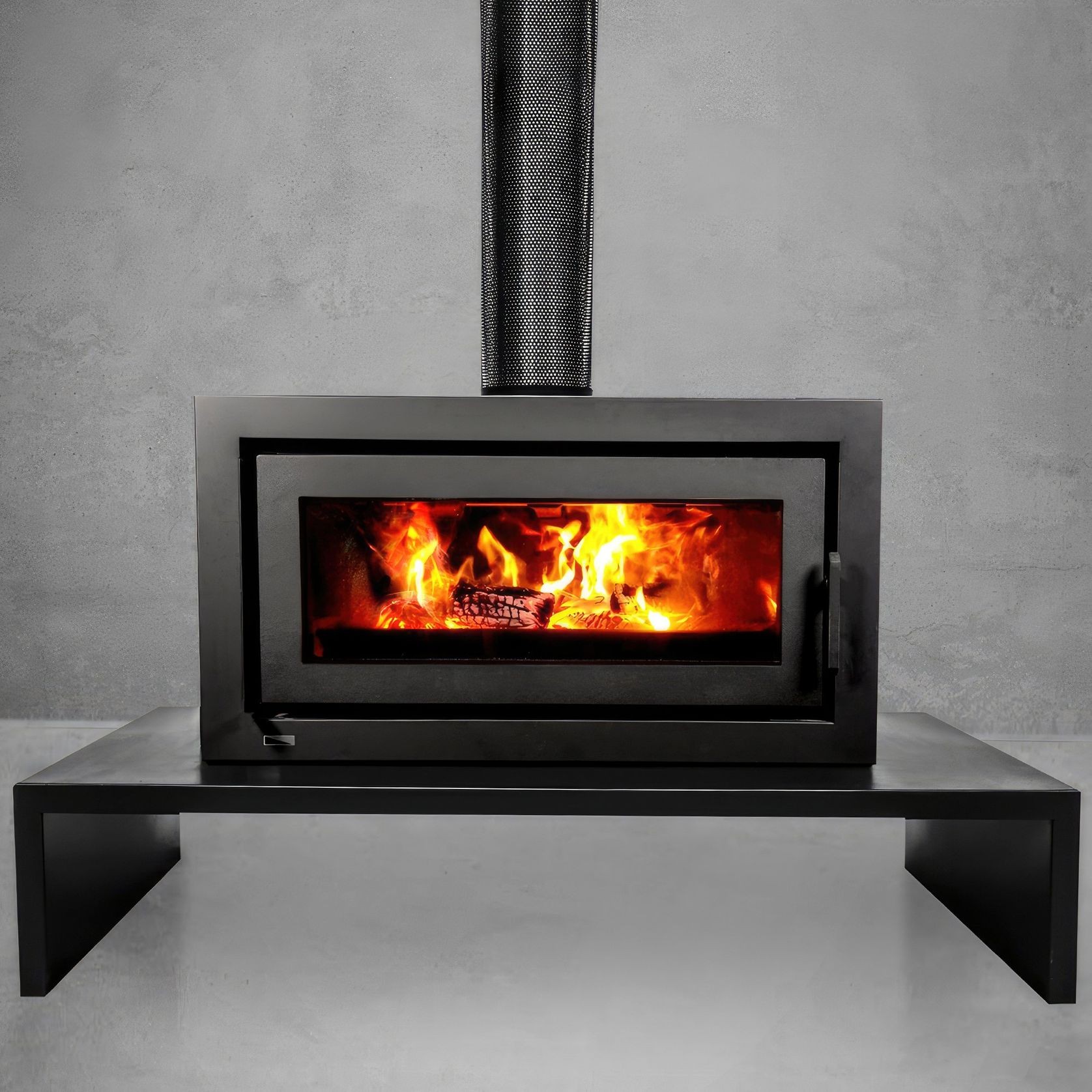 Kemlan Celestial 900 Freestanding Wood Fireplace (No Base) gallery detail image