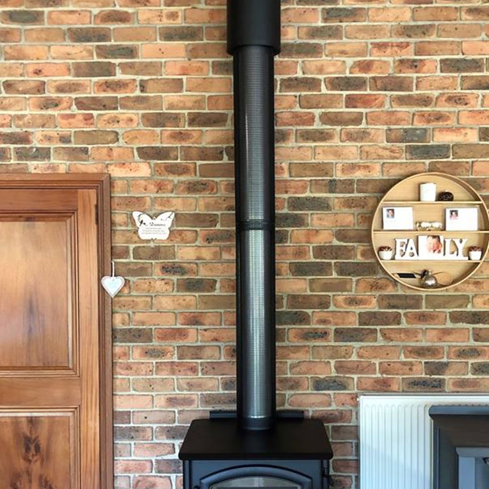 Quadrafire 4300 Millenium With a 4m Flue Kit gallery detail image