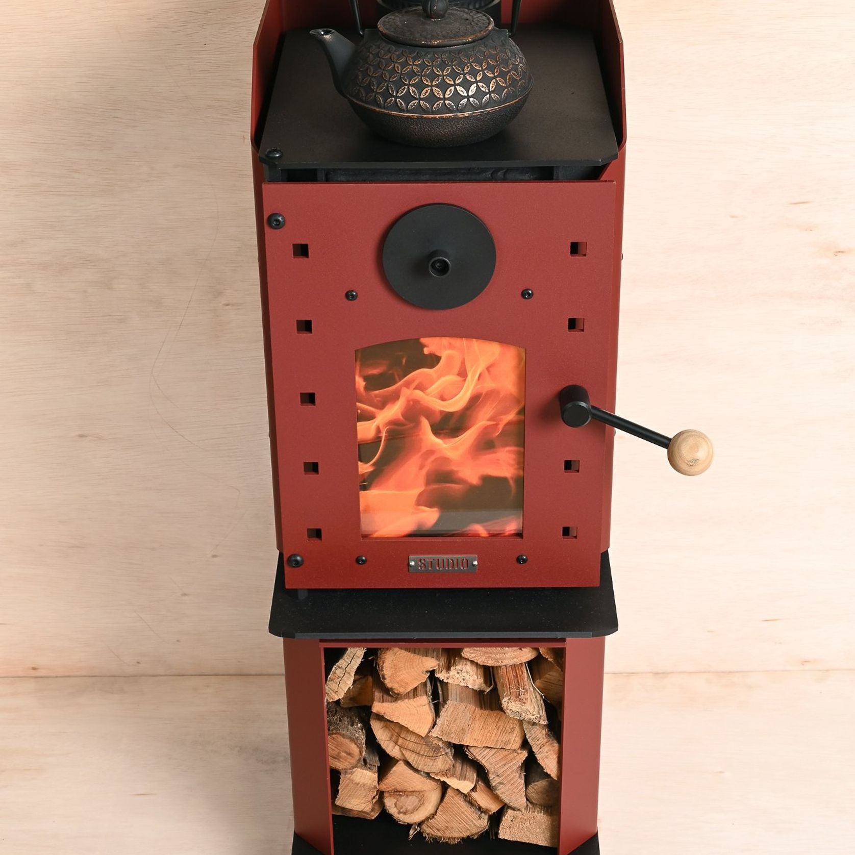 Warmington | Studio Compact - Log Box Fireplace gallery detail image