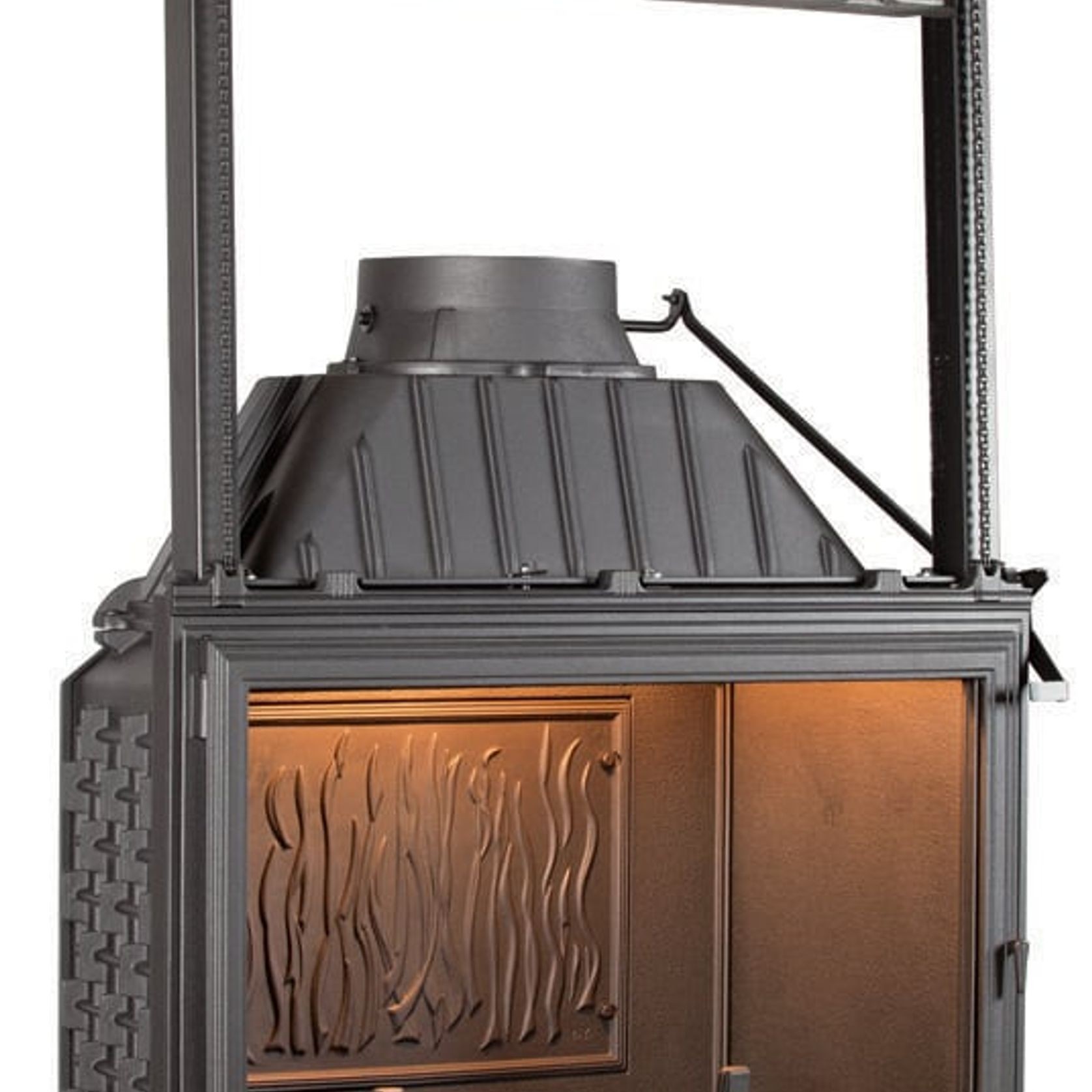 Seguin Super 9 Cast Iron Fireplace Lift Door gallery detail image