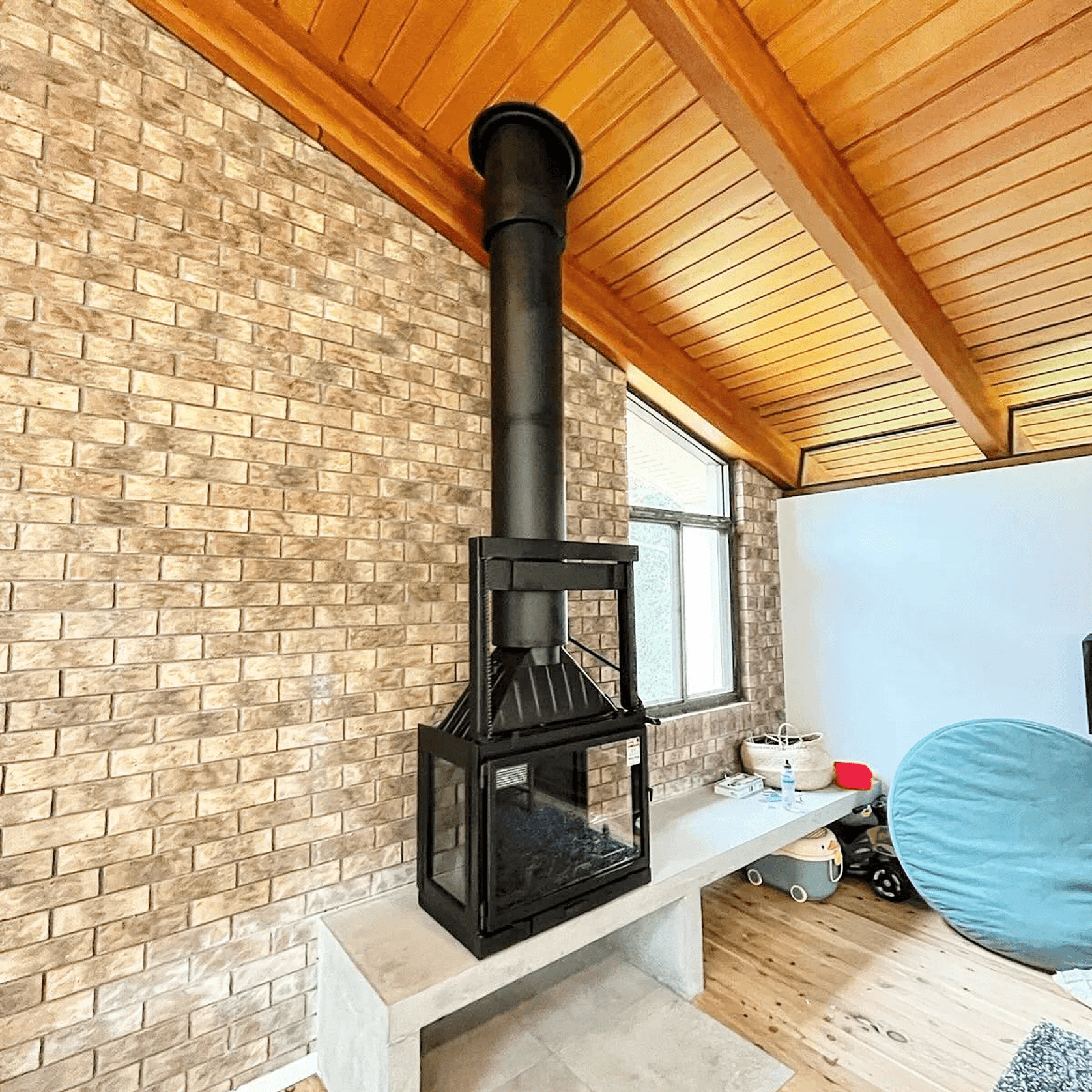 Seguin Multivision 8000 3V Cast Iron Cheminee Fireplace gallery detail image