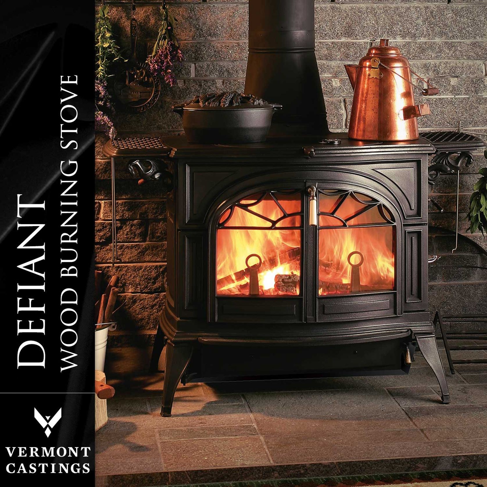 Defiant Slow Combustion Wood Fireplace gallery detail image