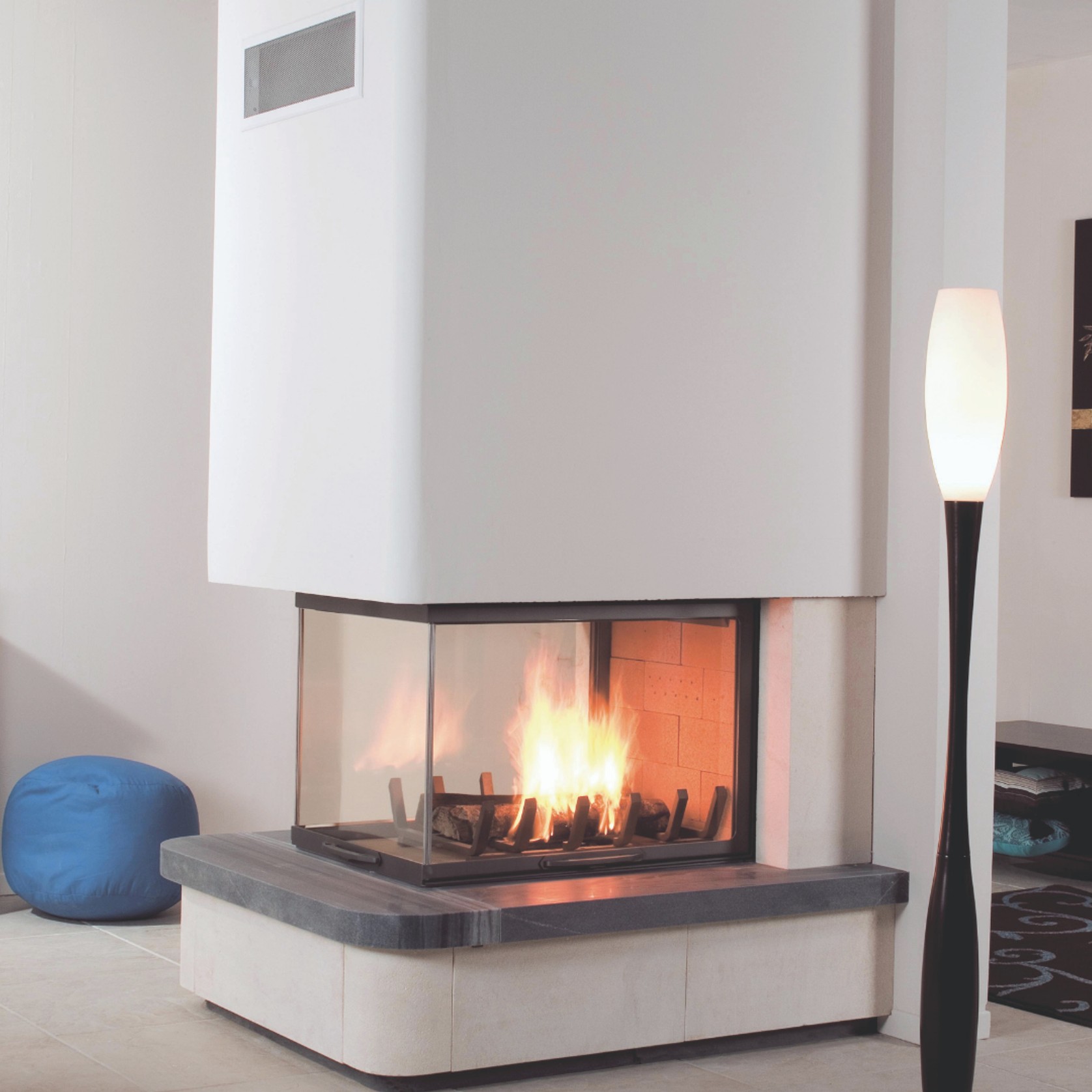 Axis EPI950 - Three Sided Wood Fireplace gallery detail image