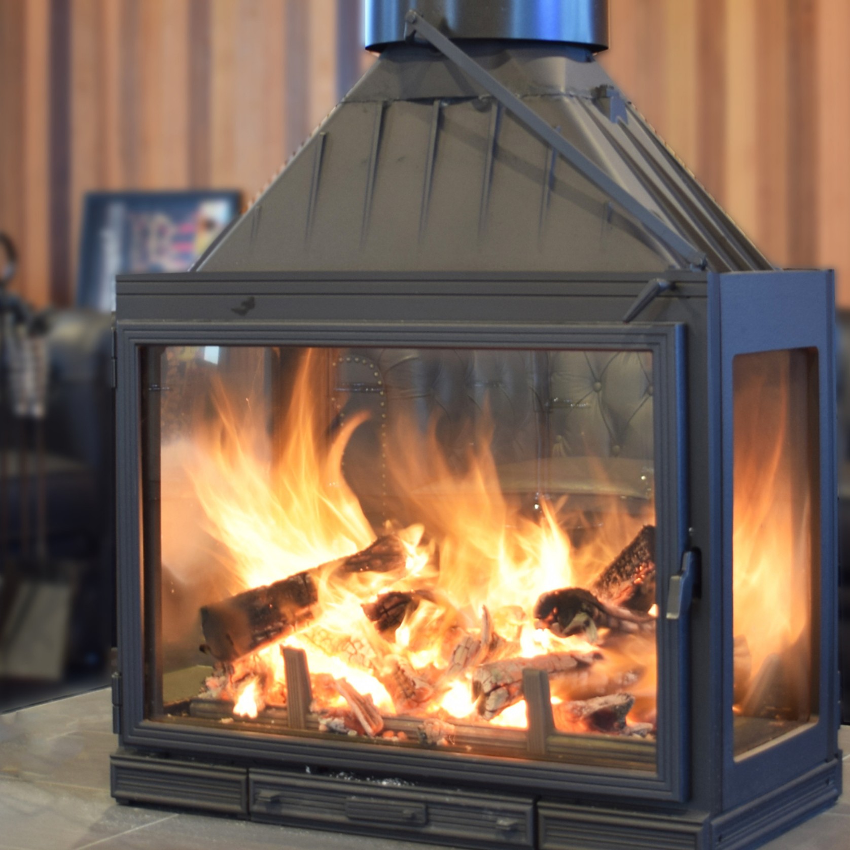 Seguin Multivision 8000 4 Sided Cheminee Fireplace gallery detail image