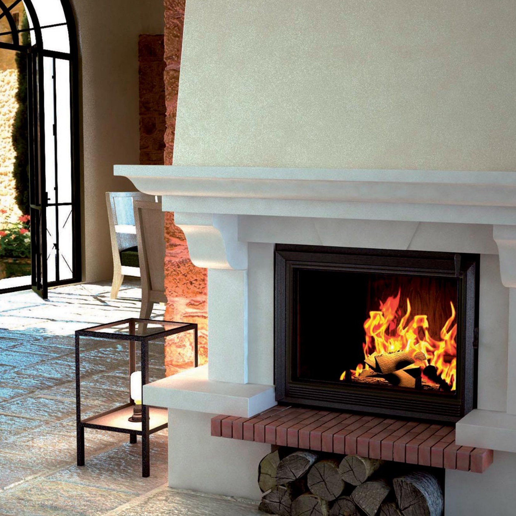 Seguin Super 9 Cheminee Fireplace - Swing Door gallery detail image