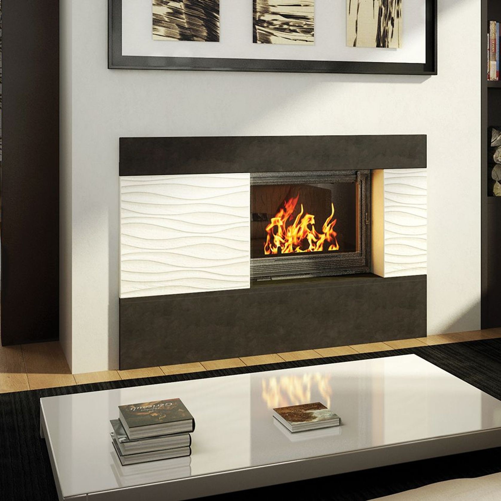 Seguin Europa 7 Cheminee Fireplace - Swing Door gallery detail image