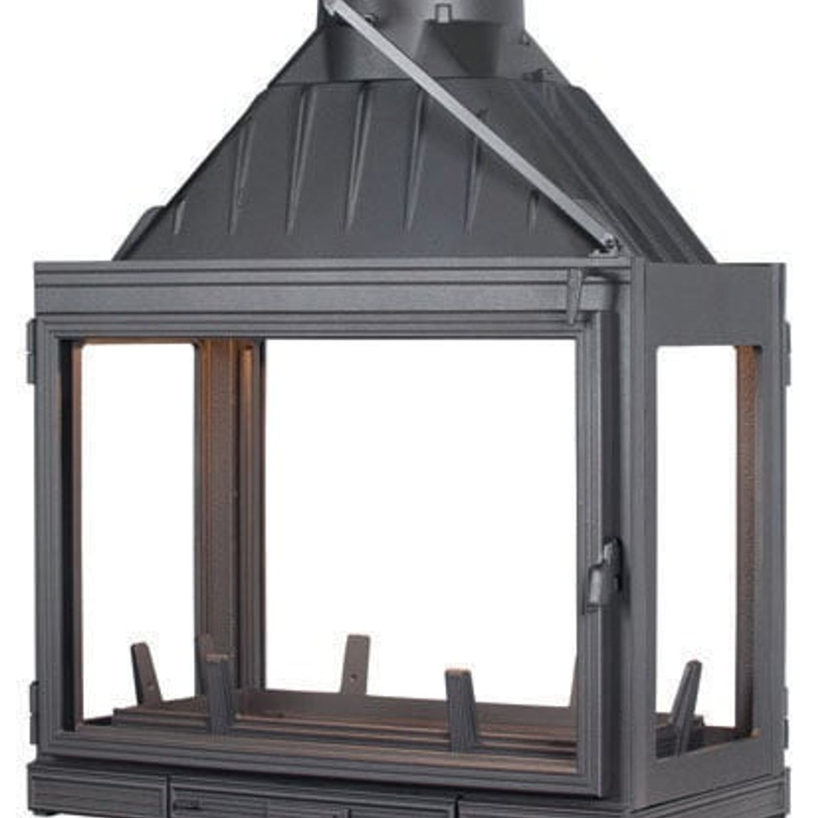 Seguin Multivision 8000 4 Sided Cast Iron Fireplace gallery detail image