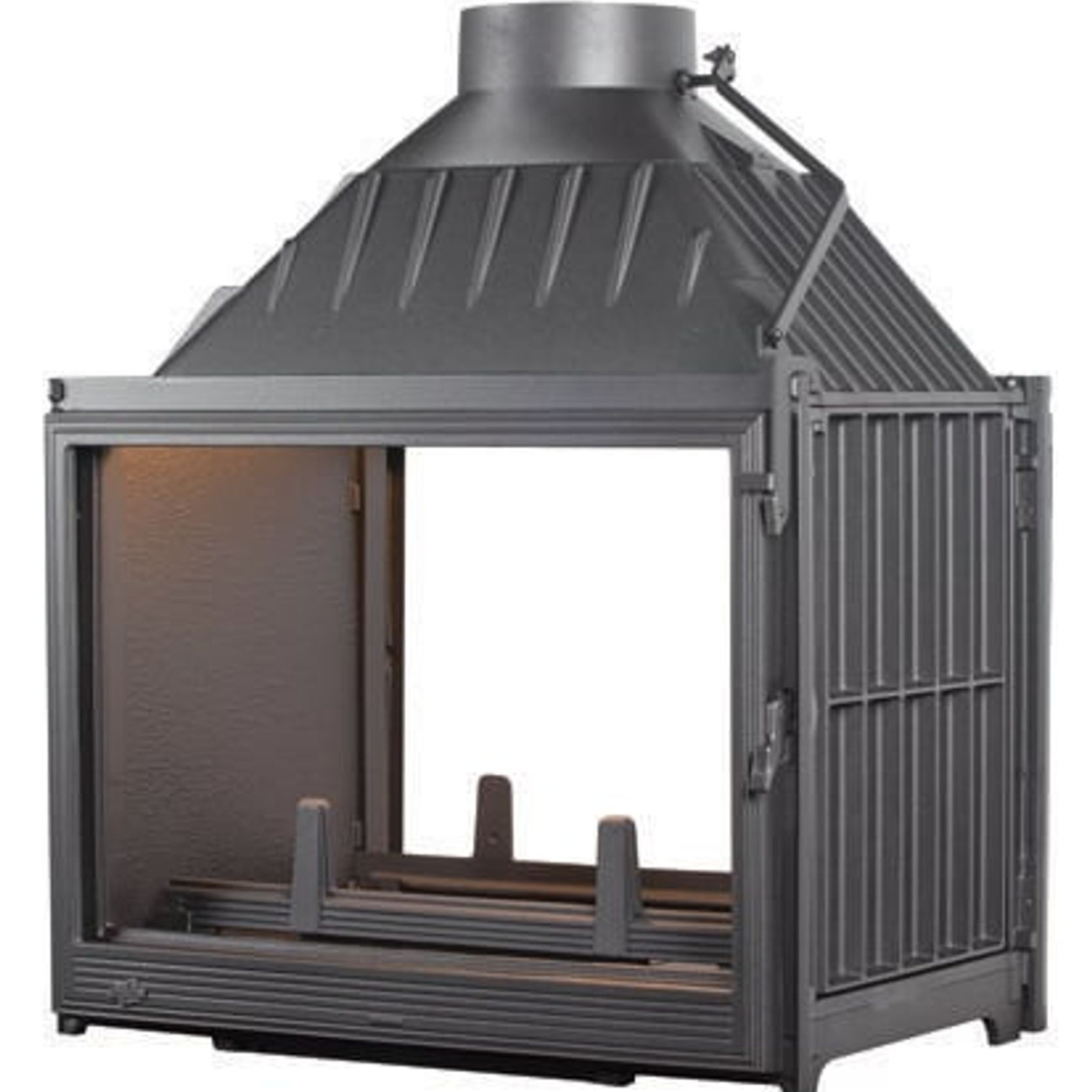 Seguin Multivision 8000 Double Sided Cast Iron Fireplace gallery detail image