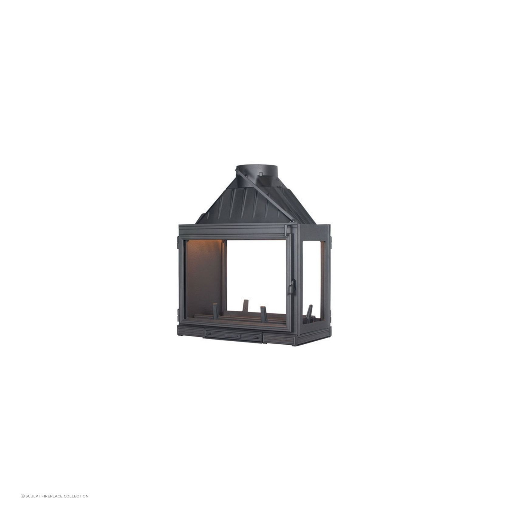 Seguin Multivision 8000 3S Cheminee Wood Fireplace gallery detail image