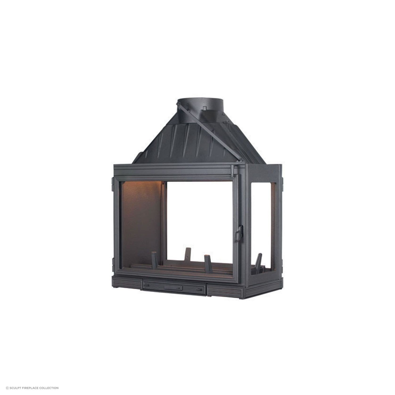 Seguin Multivision 8000 3S Cheminee Wood Fireplace gallery detail image