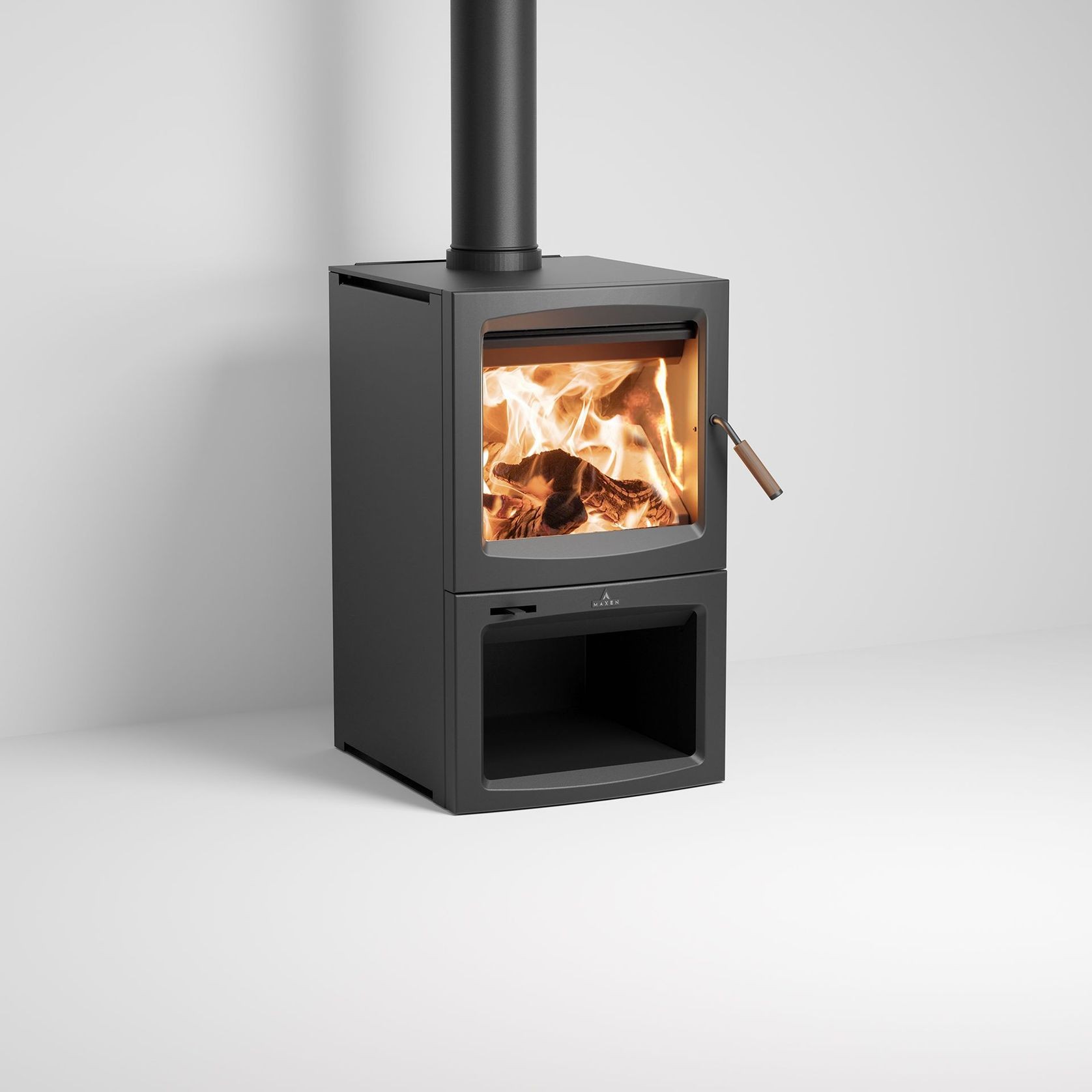 Maxen St Clair 350 ULEB Freestanding Wood Fireplace gallery detail image