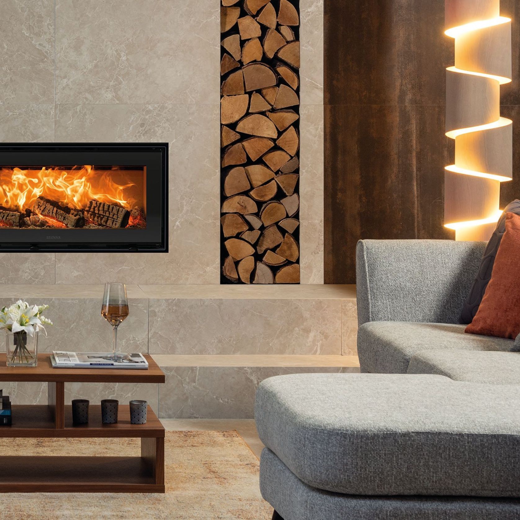 Stovax Studio 2 Air Inbuilt & Freestanding Fireplace gallery detail image