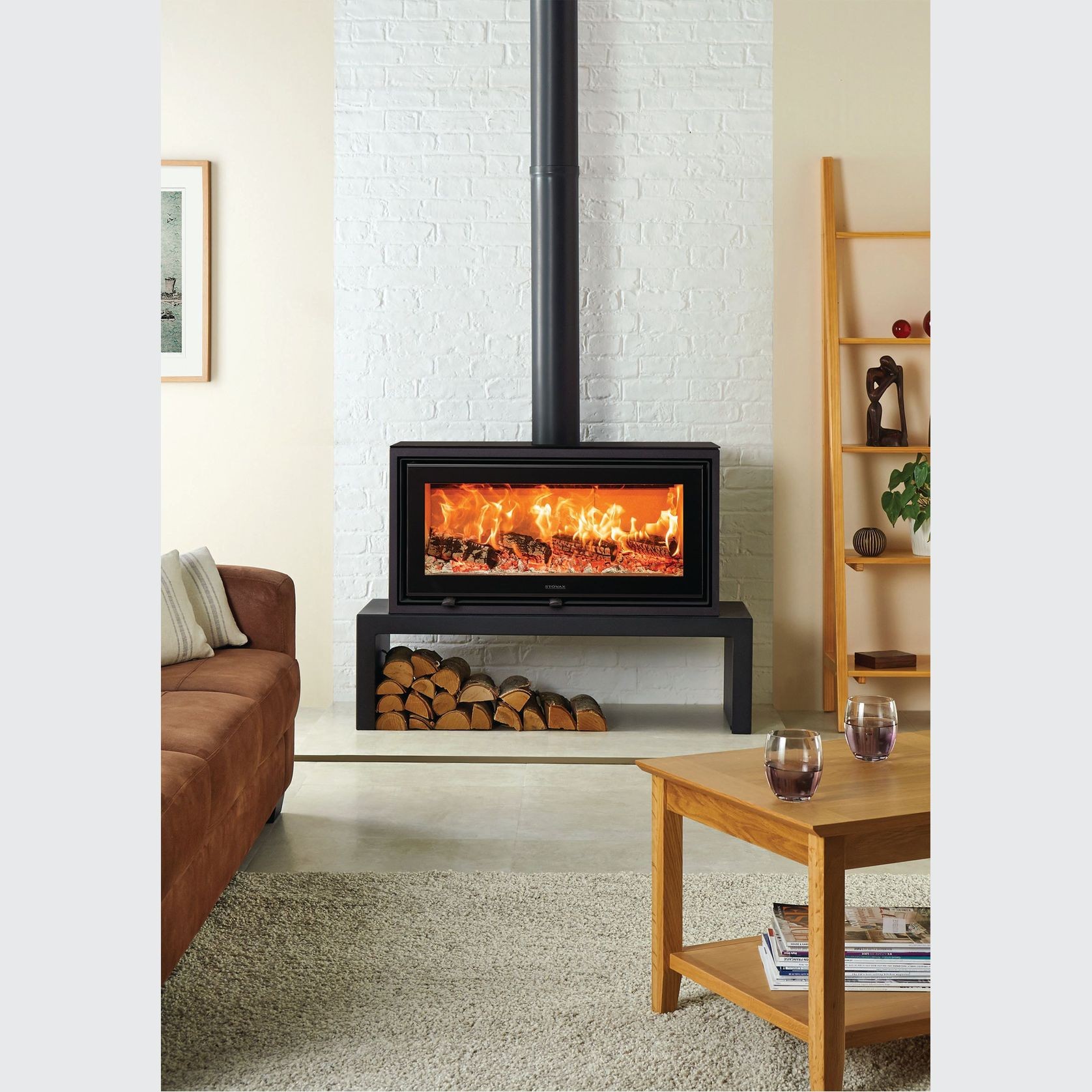 Stovax Studio 2 Air Inbuilt & Freestanding Fireplace gallery detail image