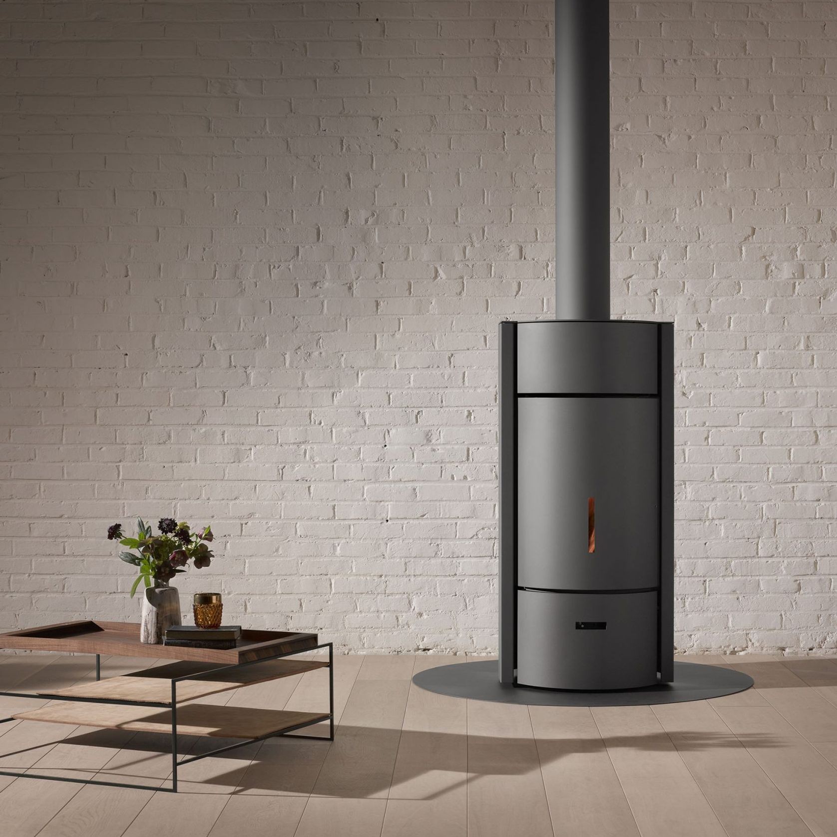 Stuv 30 Low Freestanding Wood Fireplace gallery detail image