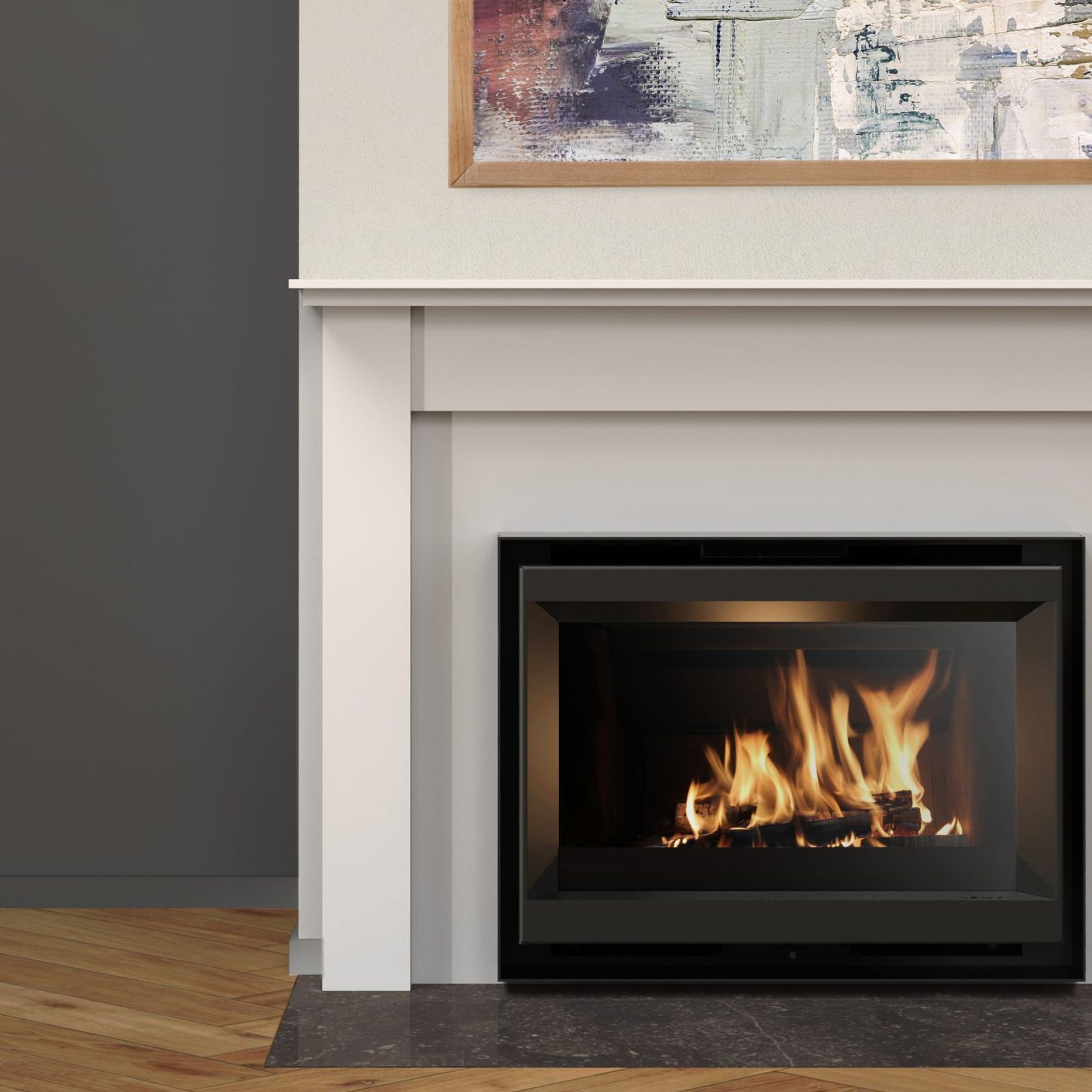 Stuv 6 Insert Wood Fireplace gallery detail image