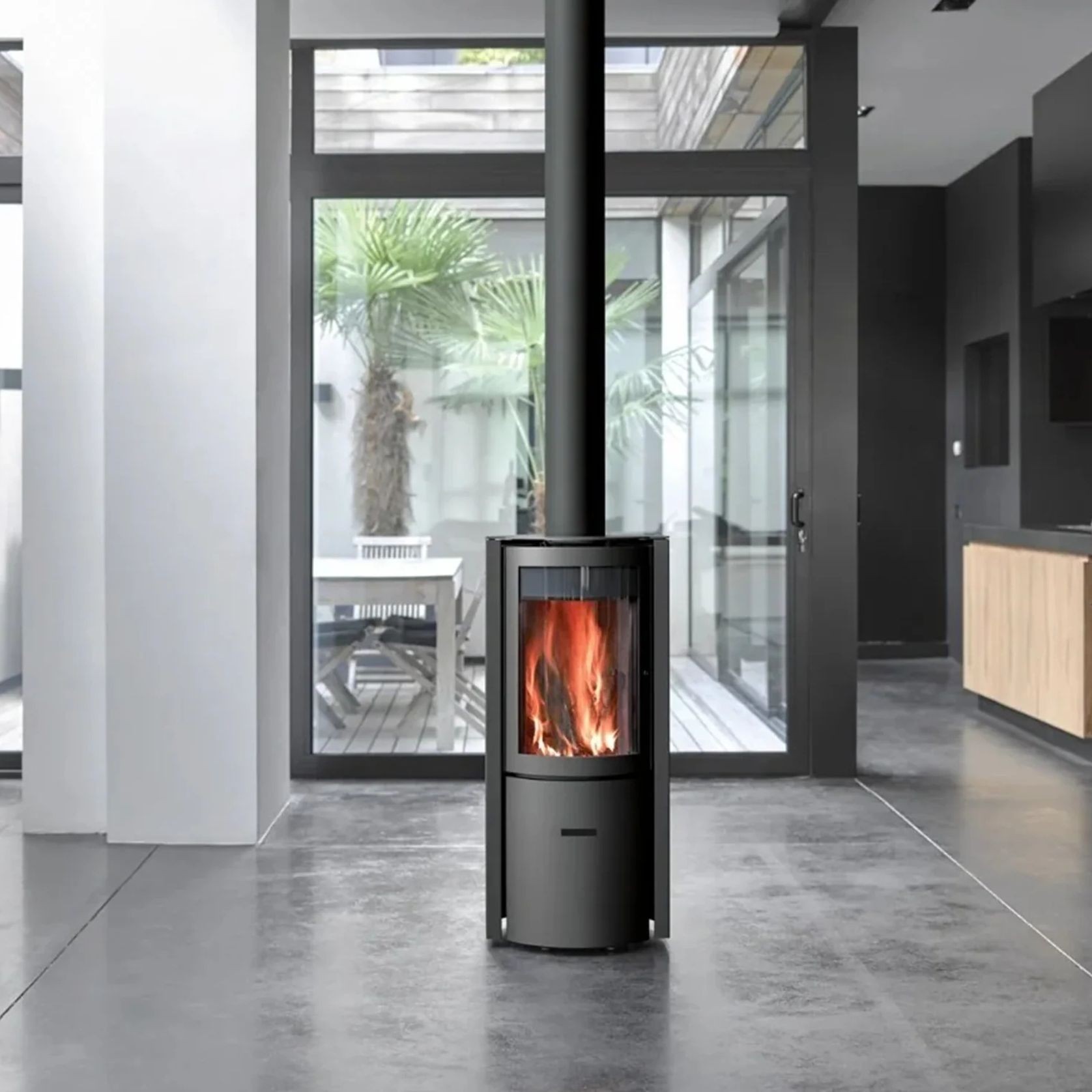 Stûv 30 Compact One Clean-Air Fireplace gallery detail image