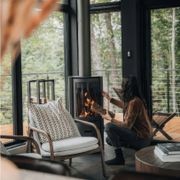 Stûv 30 Compact One Clean-Air Fireplace gallery detail image