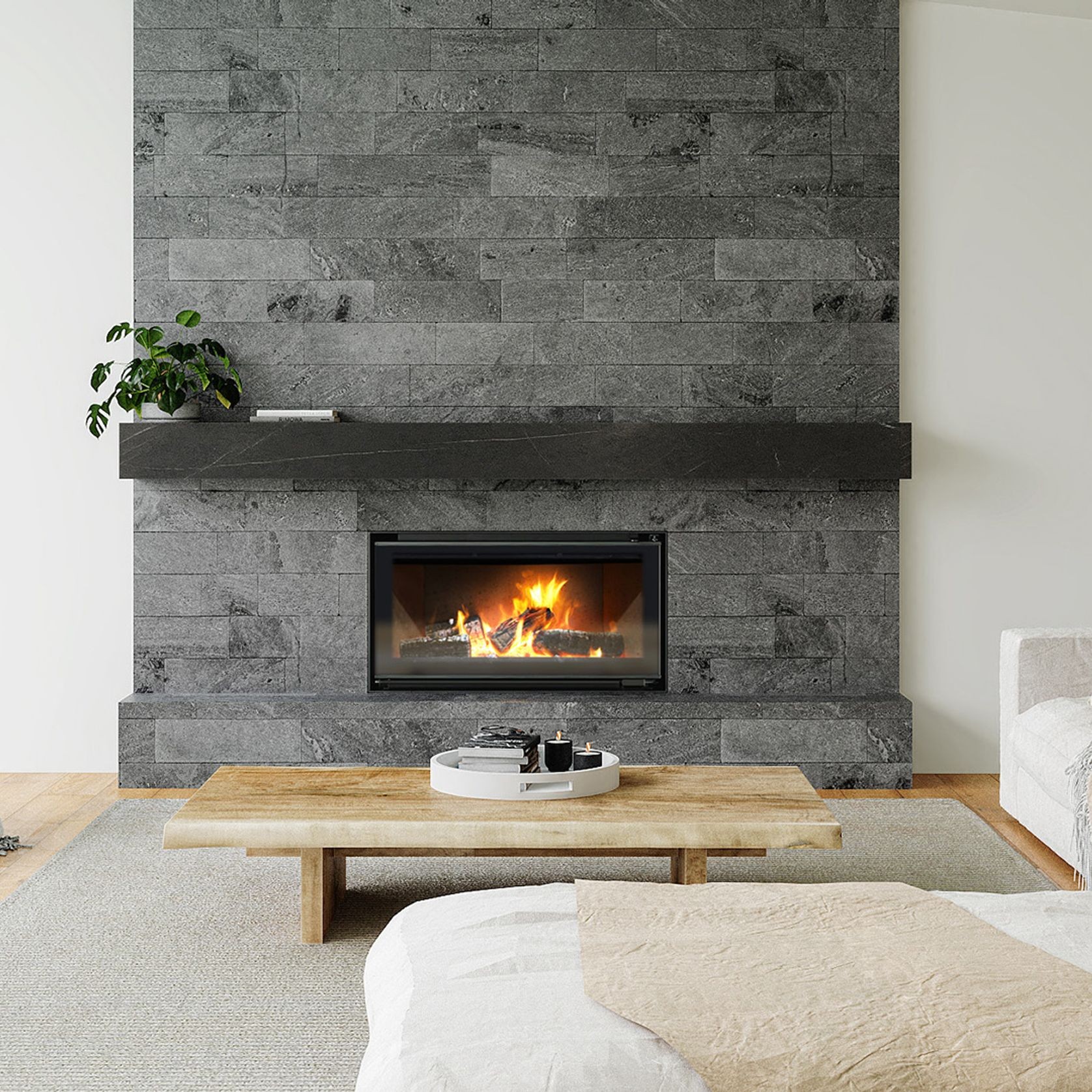 Escea TC950 Inbuilt Wood Fireplace gallery detail image