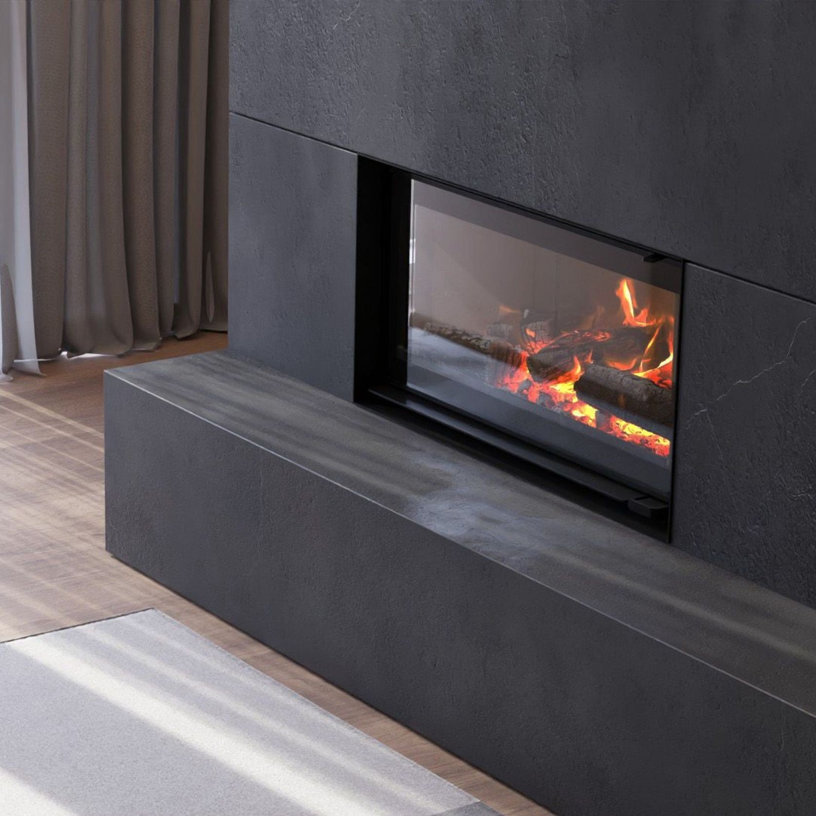 Escea TC950 Inbuilt Wood Fireplace gallery detail image