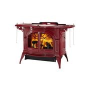 Vermont Castings Defiant Wood Stove Bordeaux Enamel gallery detail image