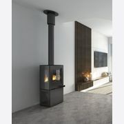 Visionline Pera Freestanding 3 x Sided Wood Fireplace gallery detail image