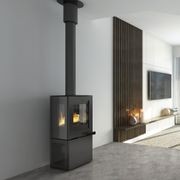 Visionline Pera Freestanding 3 x Sided Wood Fireplace gallery detail image