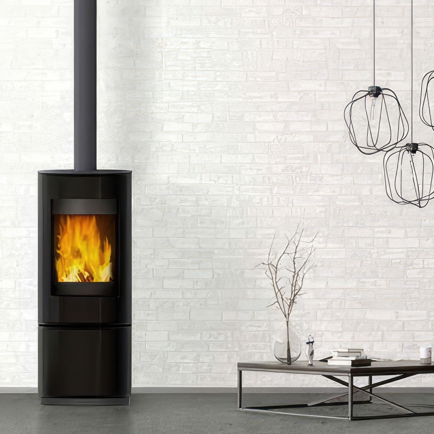 Visionline Circle Wood Stove gallery detail image