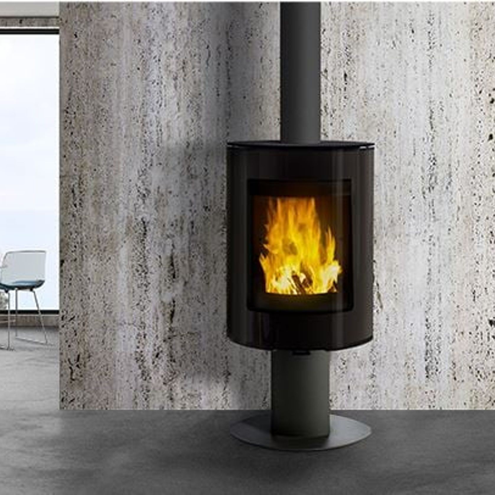 Visionline Spin Wood Stove gallery detail image