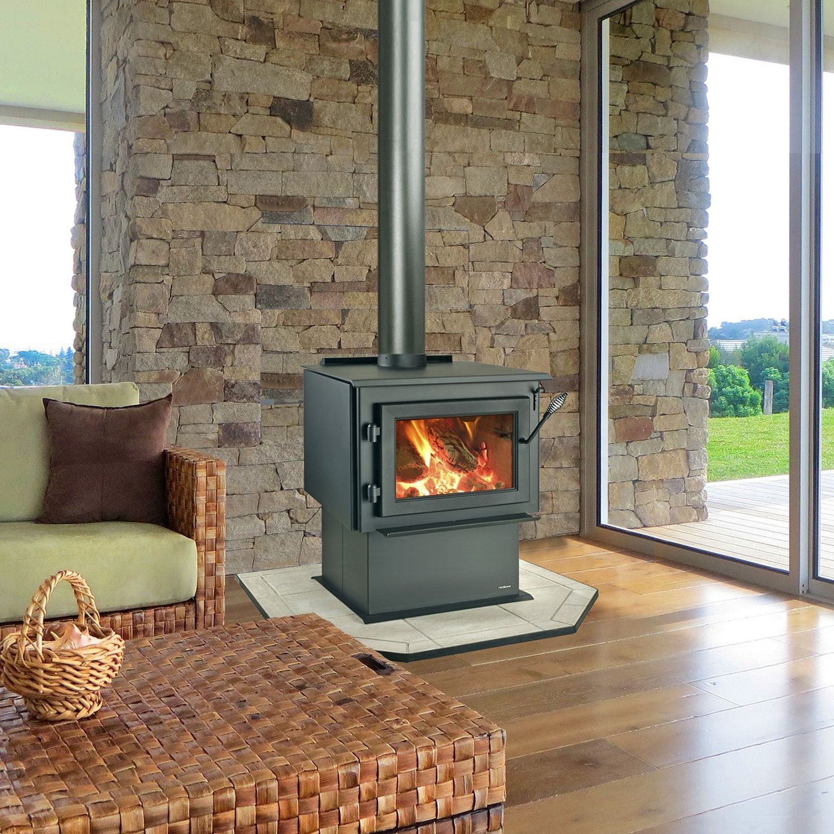 Quadra-Fire Milennium Clean Air Freestanding Fire gallery detail image