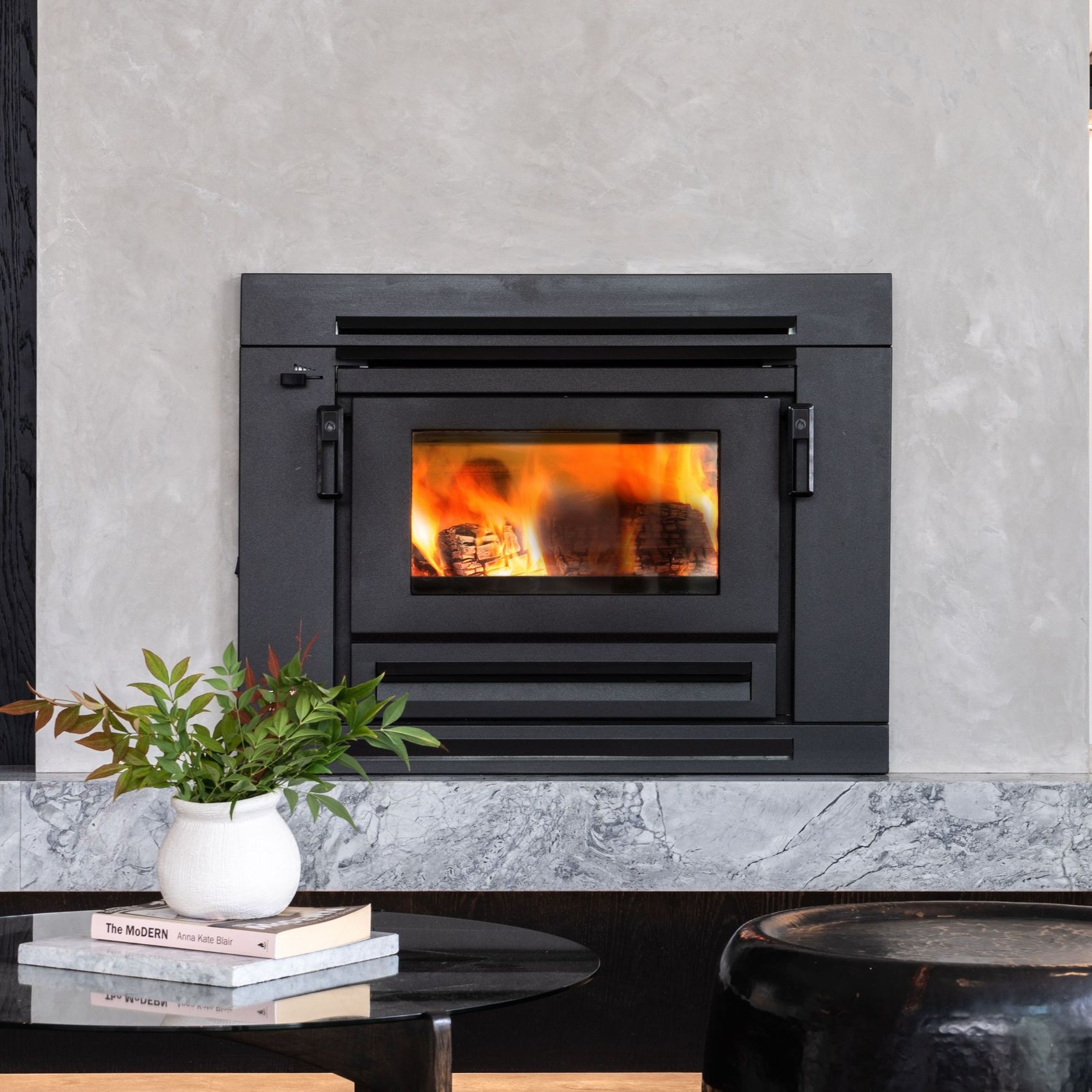 Xander Insert Wood Burner Fireplace gallery detail image