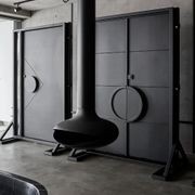 Zen Elegante Wood Burning Suspended Fireplace gallery detail image