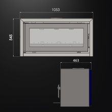 Kemlan Celestial 900 Freestanding Fireplace gallery detail image