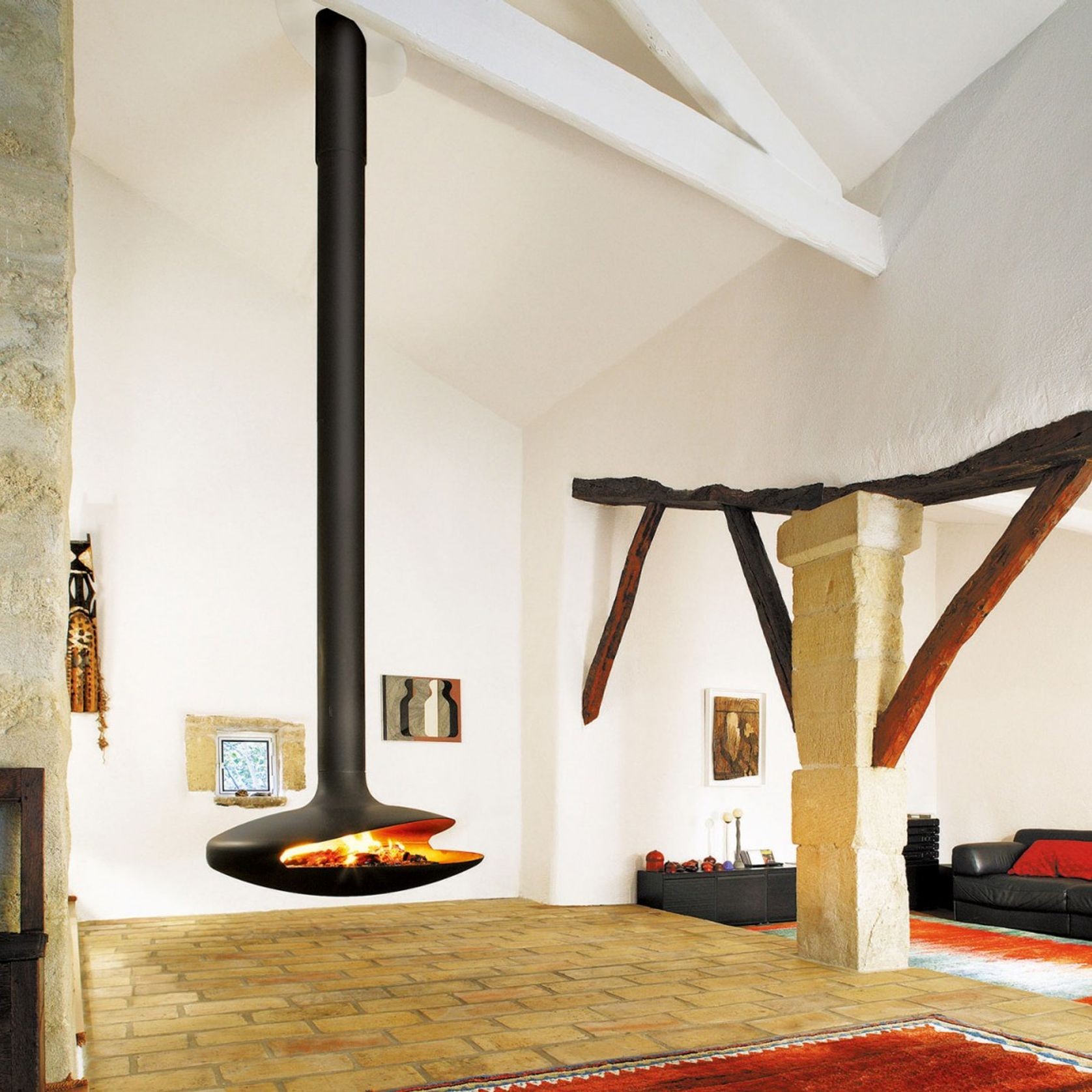 Focus Gyrofocus - Suspended Fireplace gallery detail image