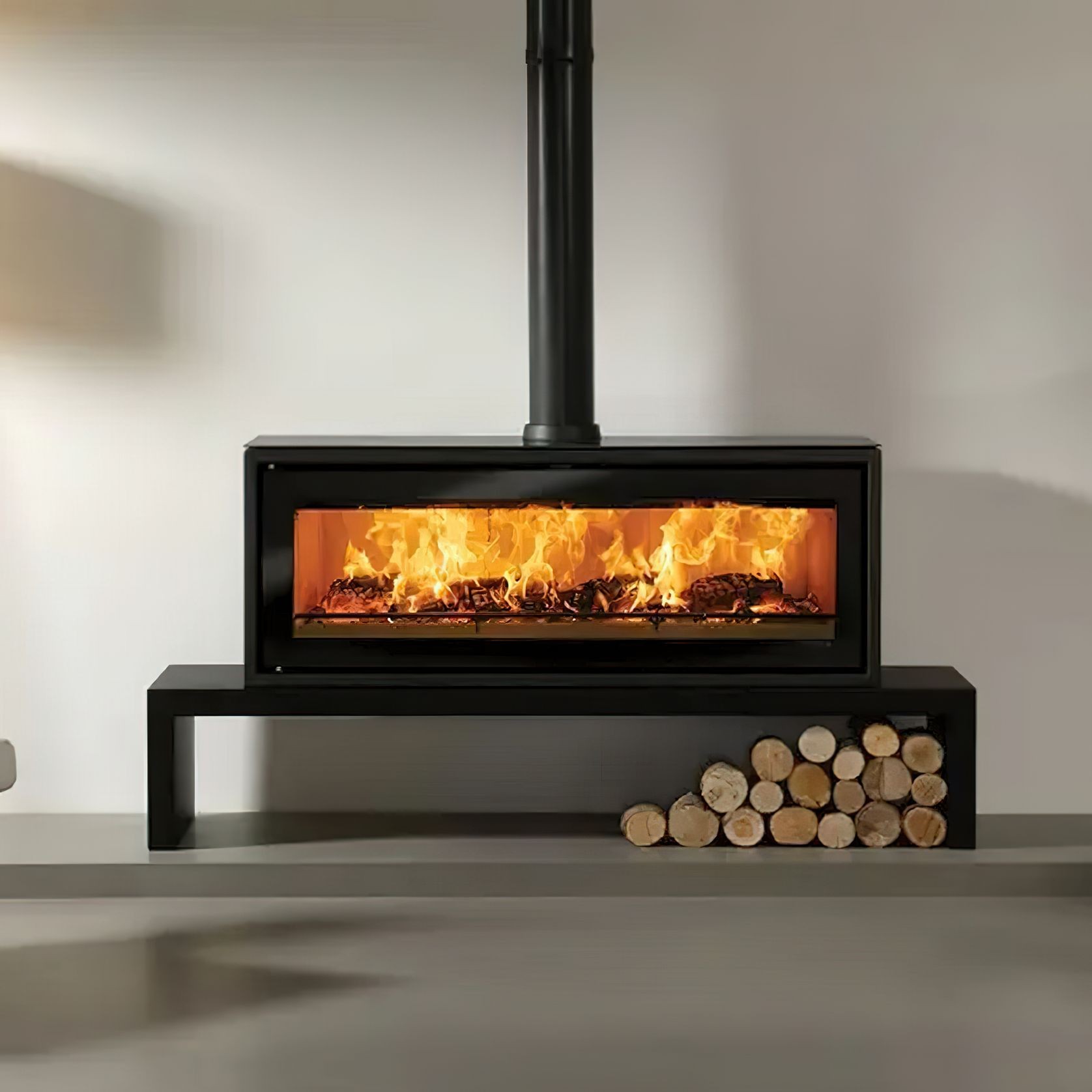 Stovax Studio 3 Freestanding Rural Wood Fireplace gallery detail image