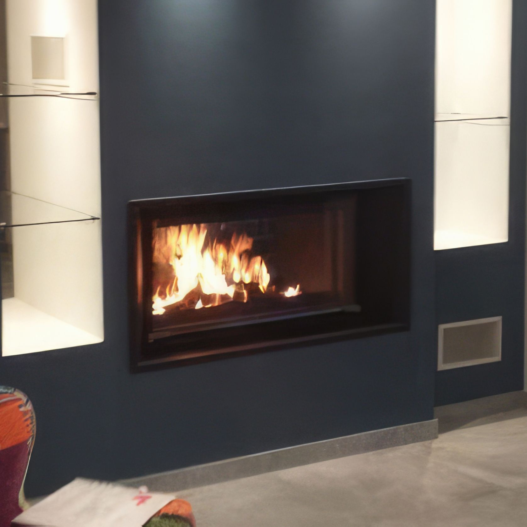 Cheminees Philippe Radiante 1001 DF Fireplace gallery detail image