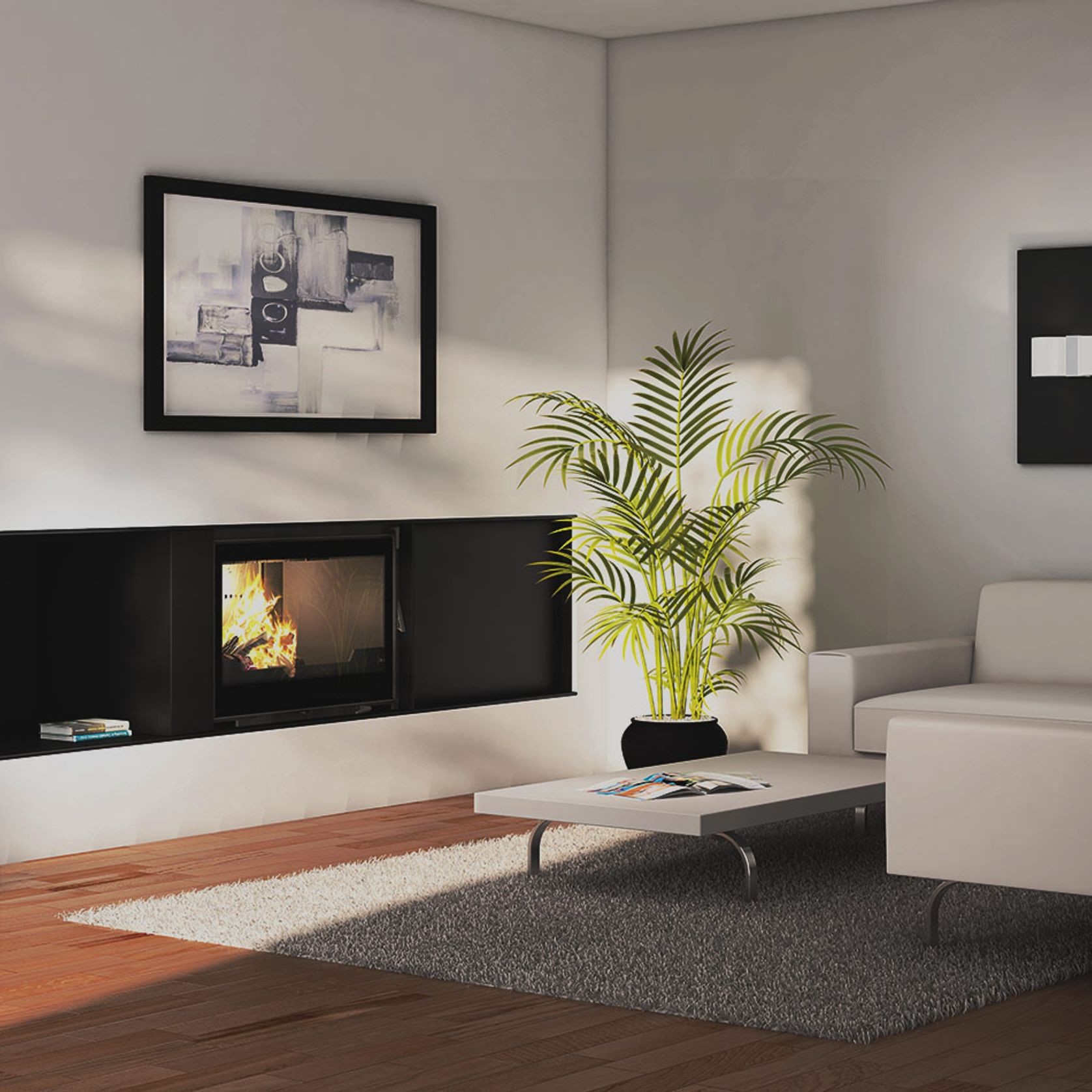 Seguin Visio 8 Plus Cheminee Fireplace - Swing Door gallery detail image
