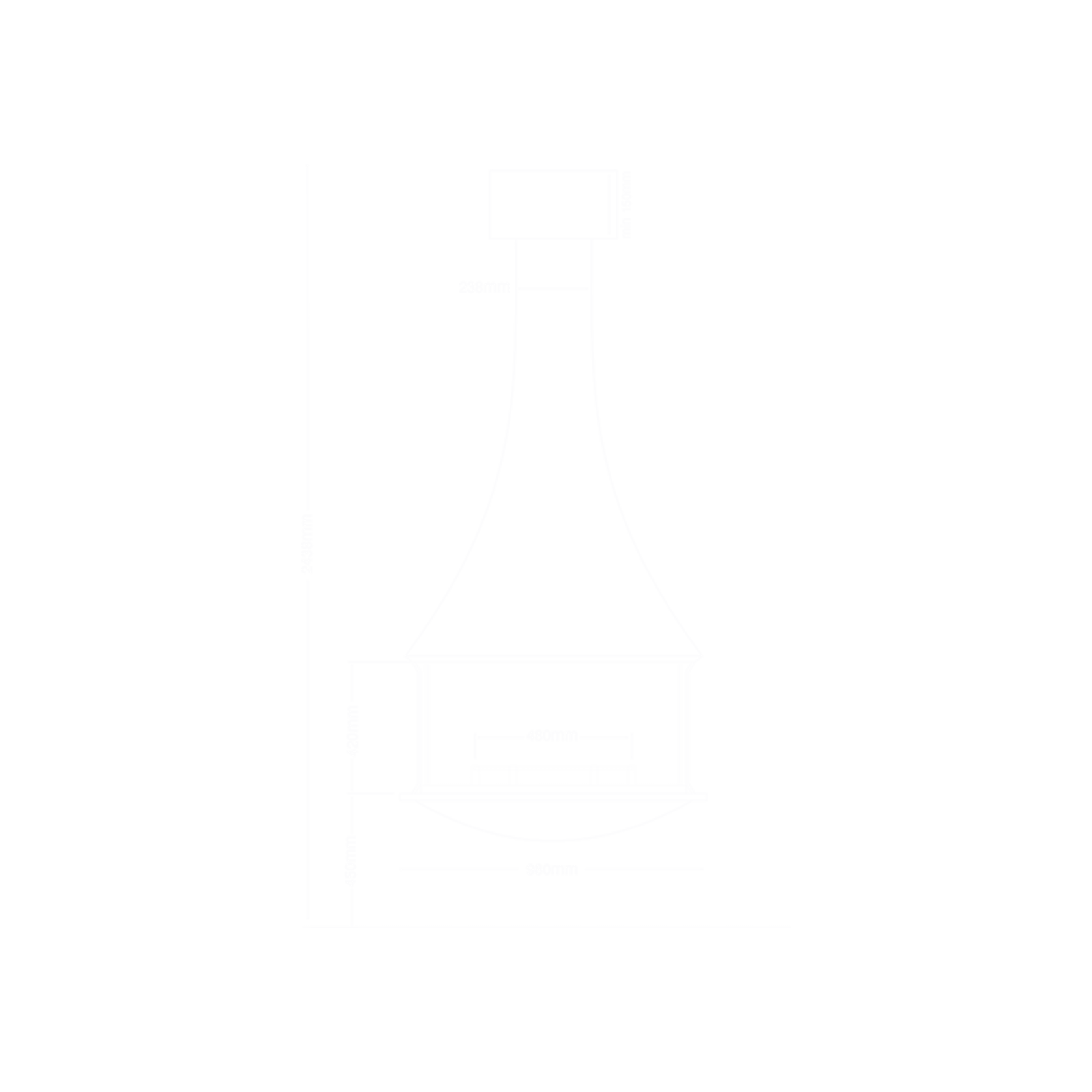 JC Bordelet Zelia 908 - Suspended Wood Fireplace gallery detail image