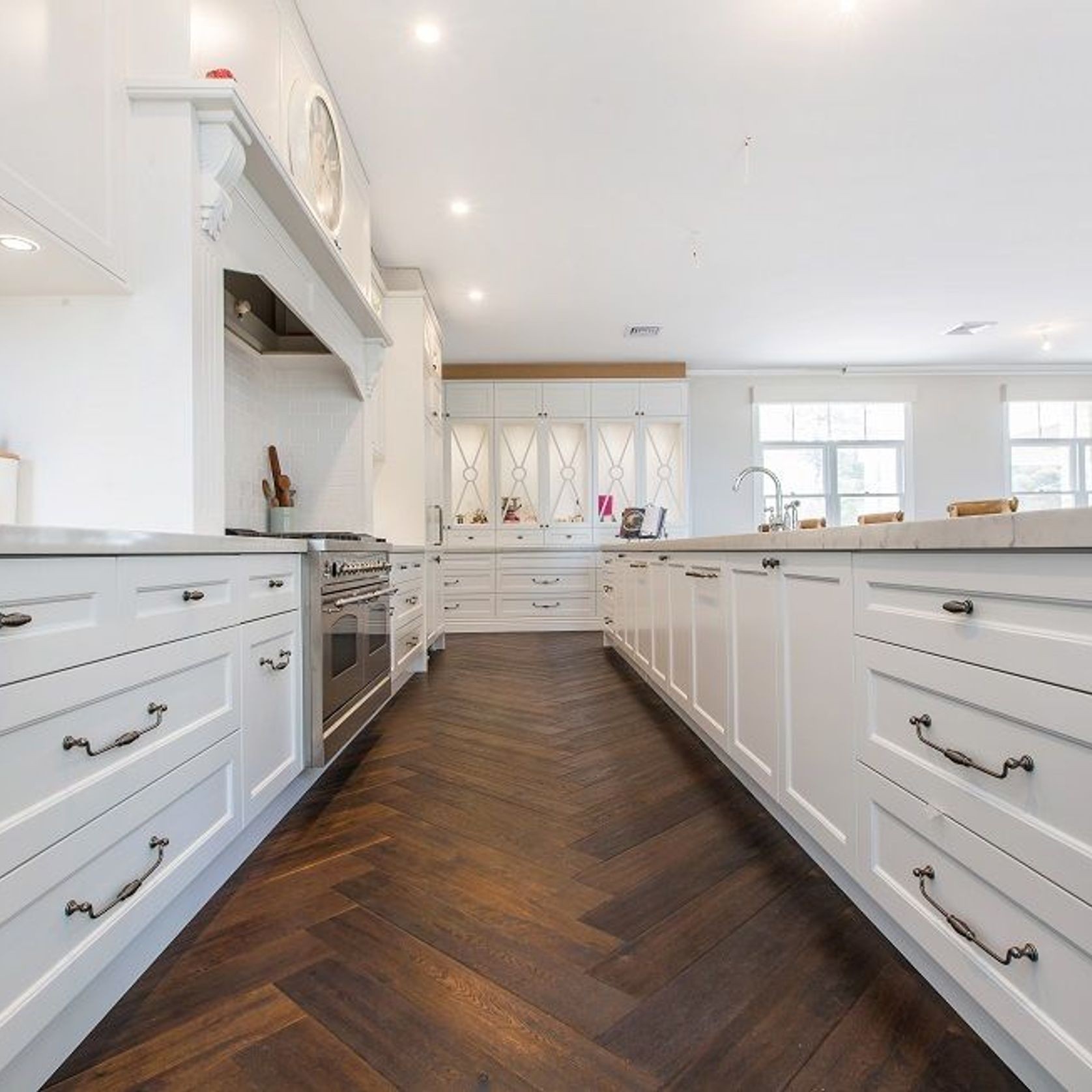 Artisan Herringbone Timber Flooring gallery detail image