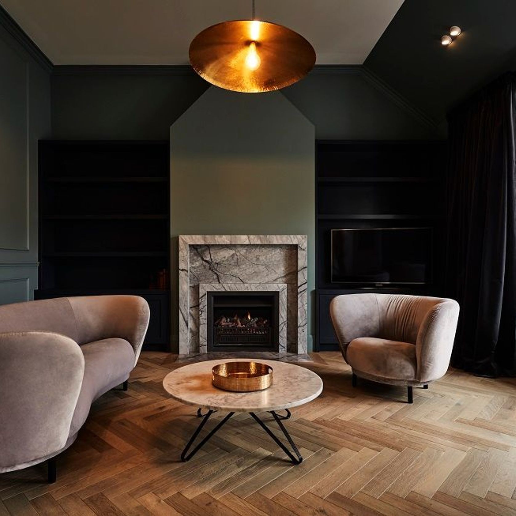 Artisan Herringbone Timber Flooring gallery detail image