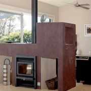 Kemlan Coupe Inbuilt Double Sided Rural Wood Fireplace gallery detail image