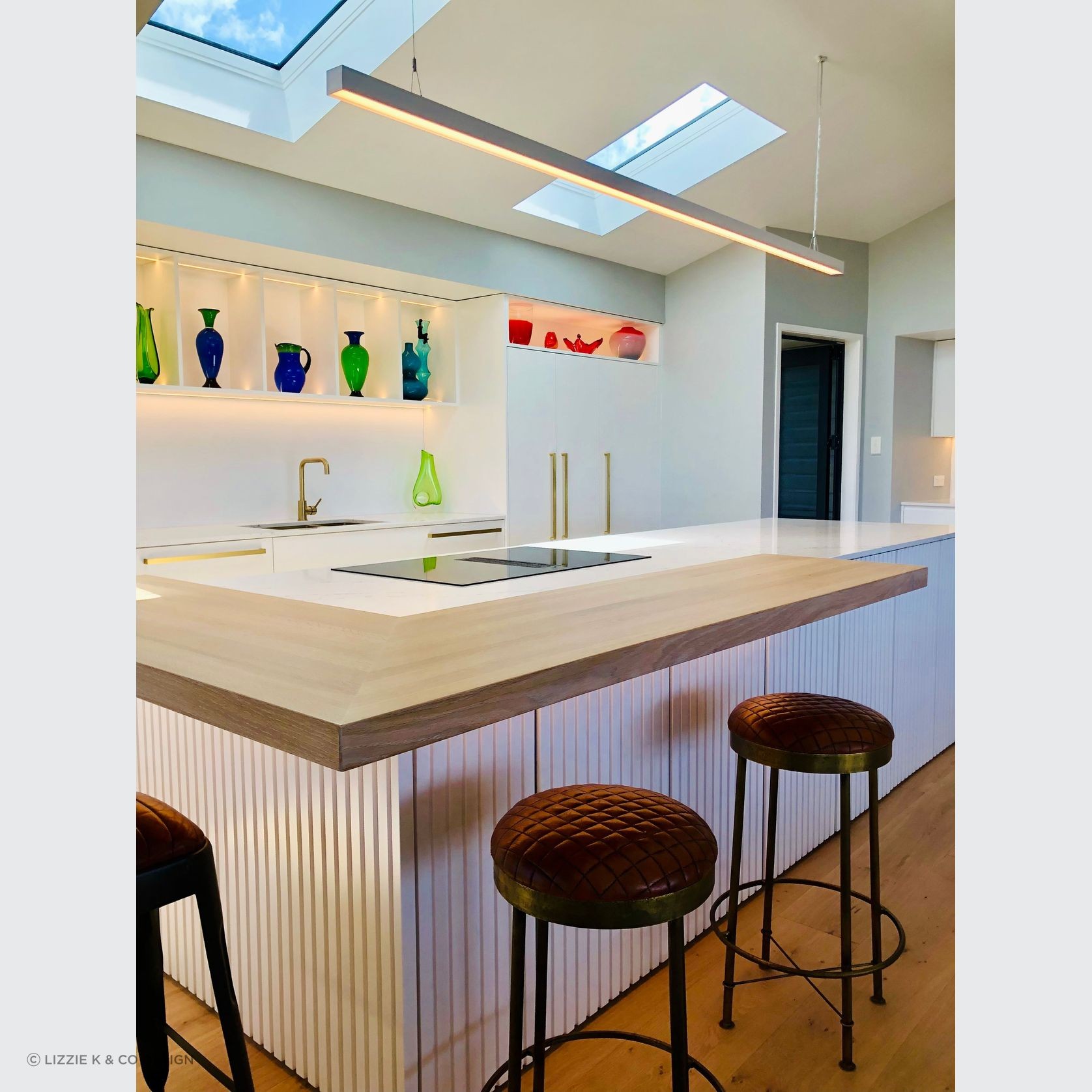 Stained Oak Benchtop gallery detail image