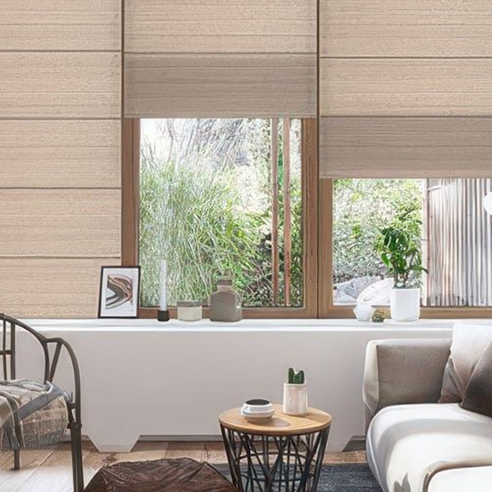 Elite Sunscreen Roman Blinds gallery detail image