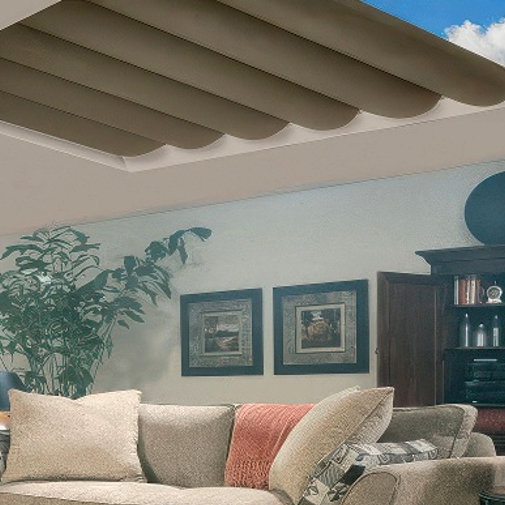 Premium Blackout Roman Skylight Blinds gallery detail image