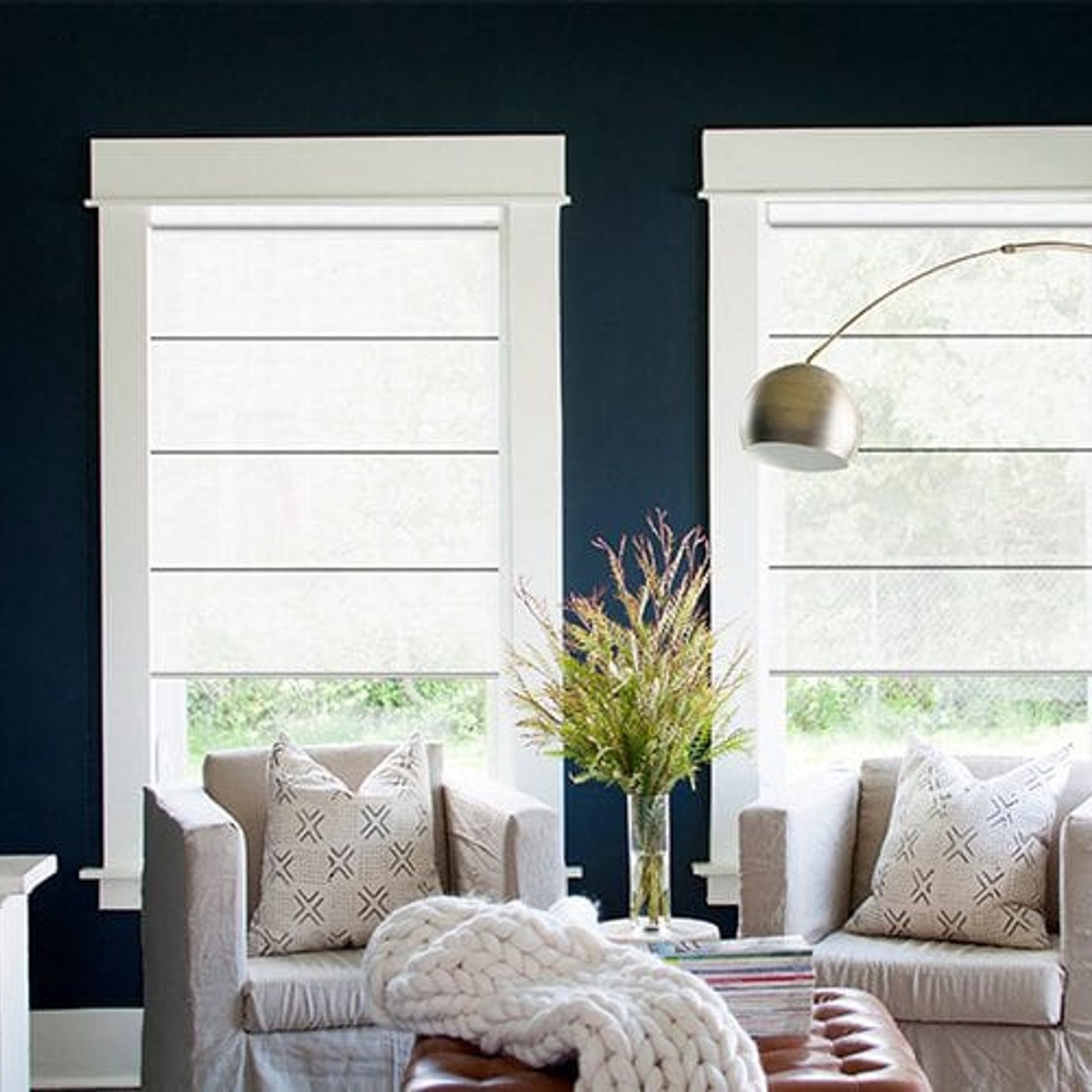 Premium Blackout Roman Blinds gallery detail image