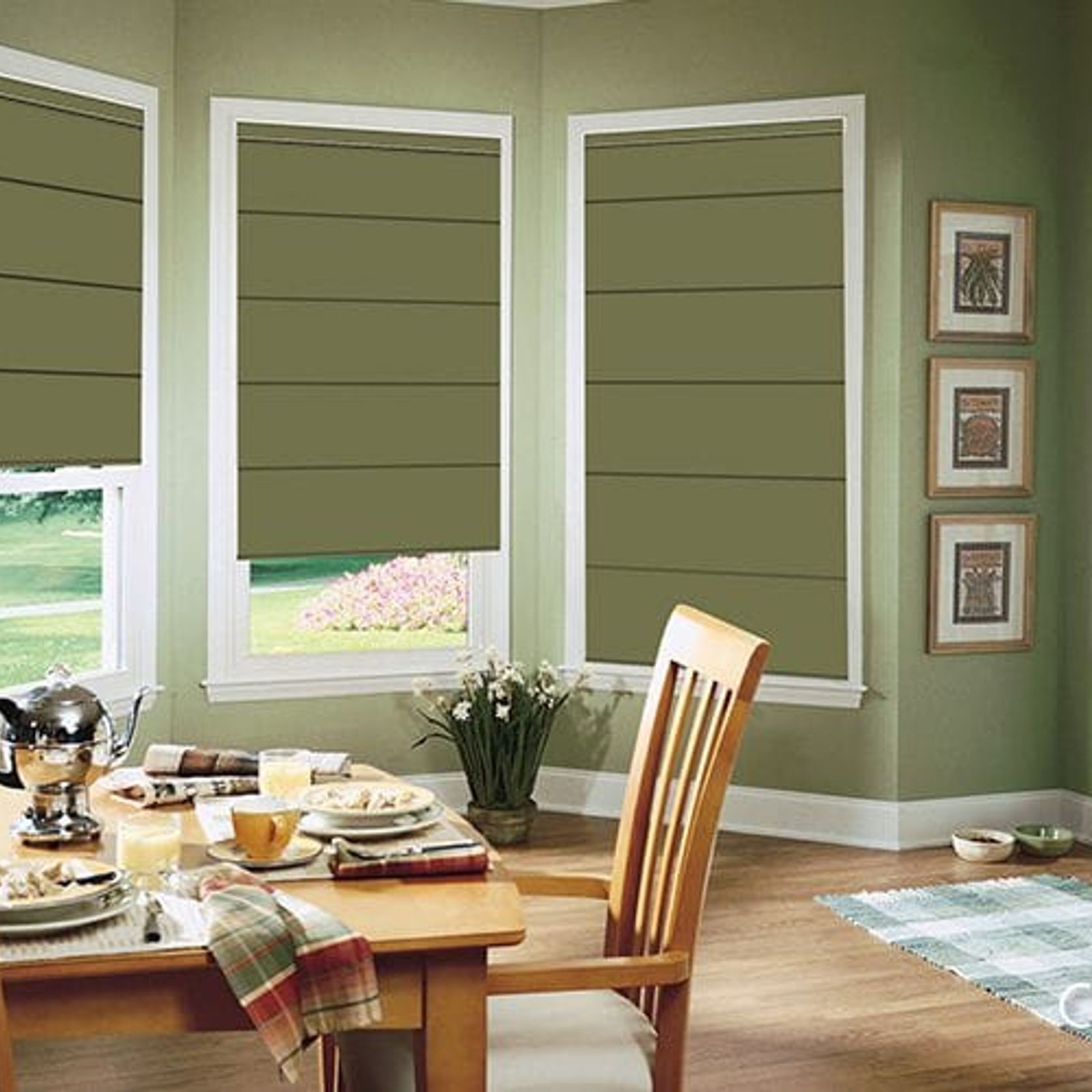 Ultimate Blackout Roman Blinds gallery detail image