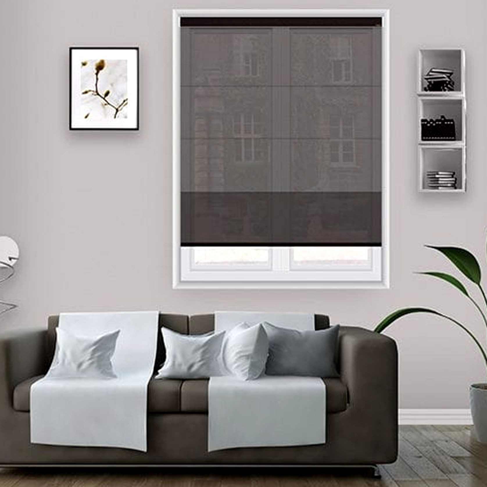 Ultimate Sunscreen Roman Blinds gallery detail image