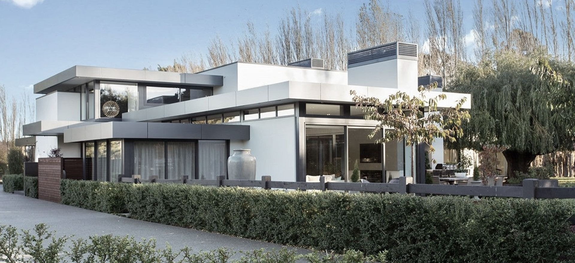 The sprawling doors and windows that adorn an acclaimed Christchurch home