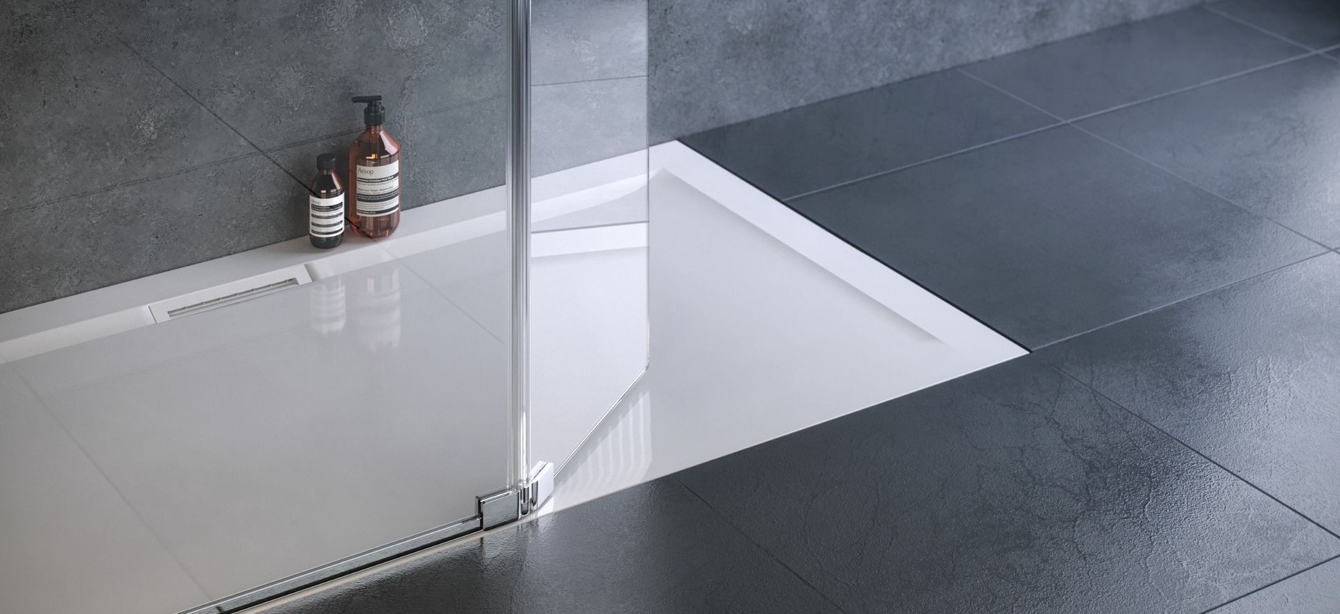 A guide to different types of shower trays for your bathroom