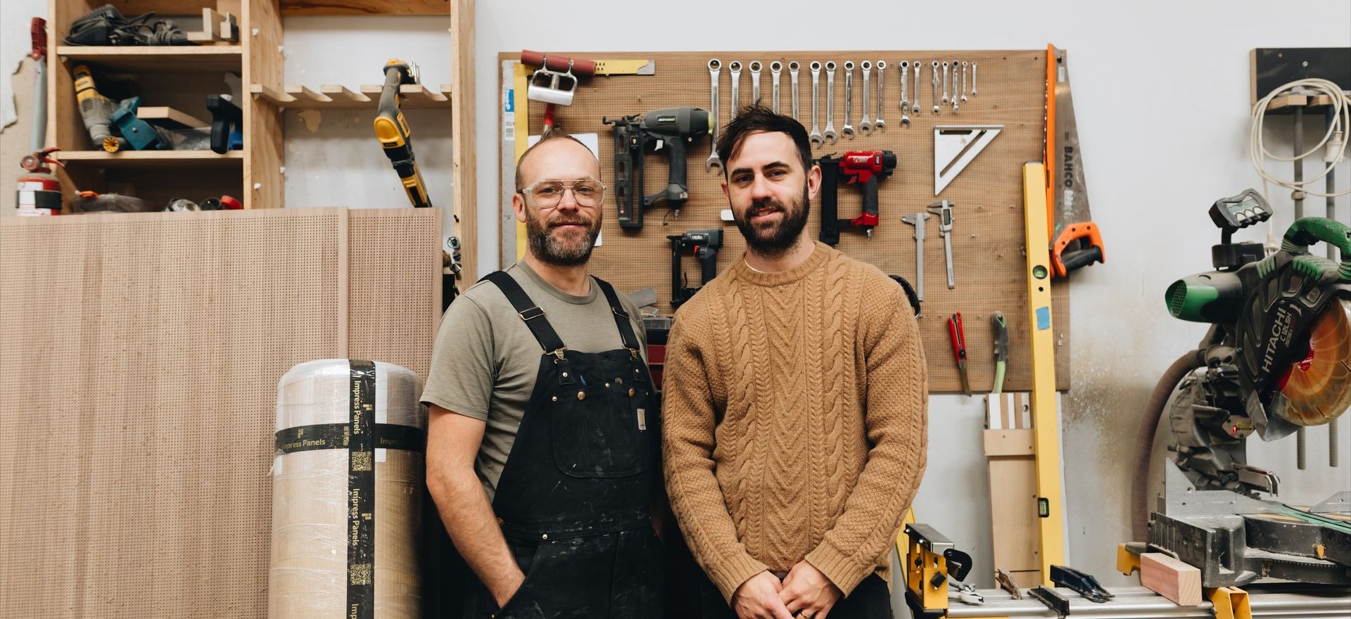 Inside the Proffer workshop with design duo George and Matt